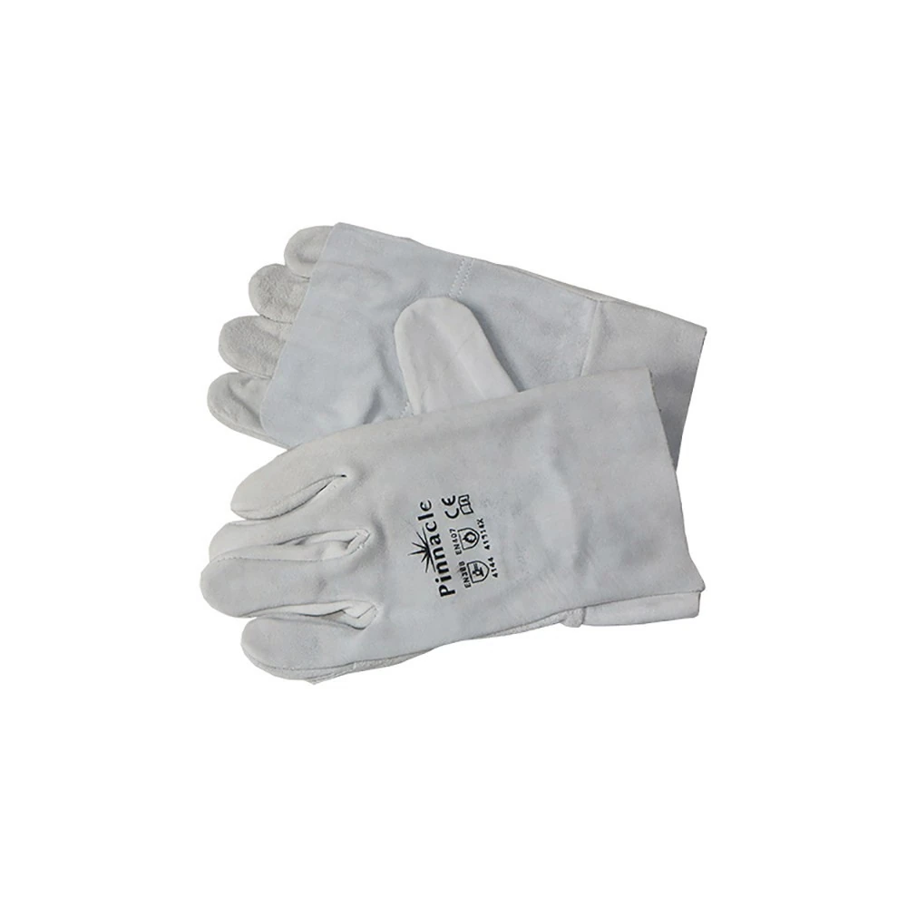 Chrome leather double palm glove wrist length 2.5"
